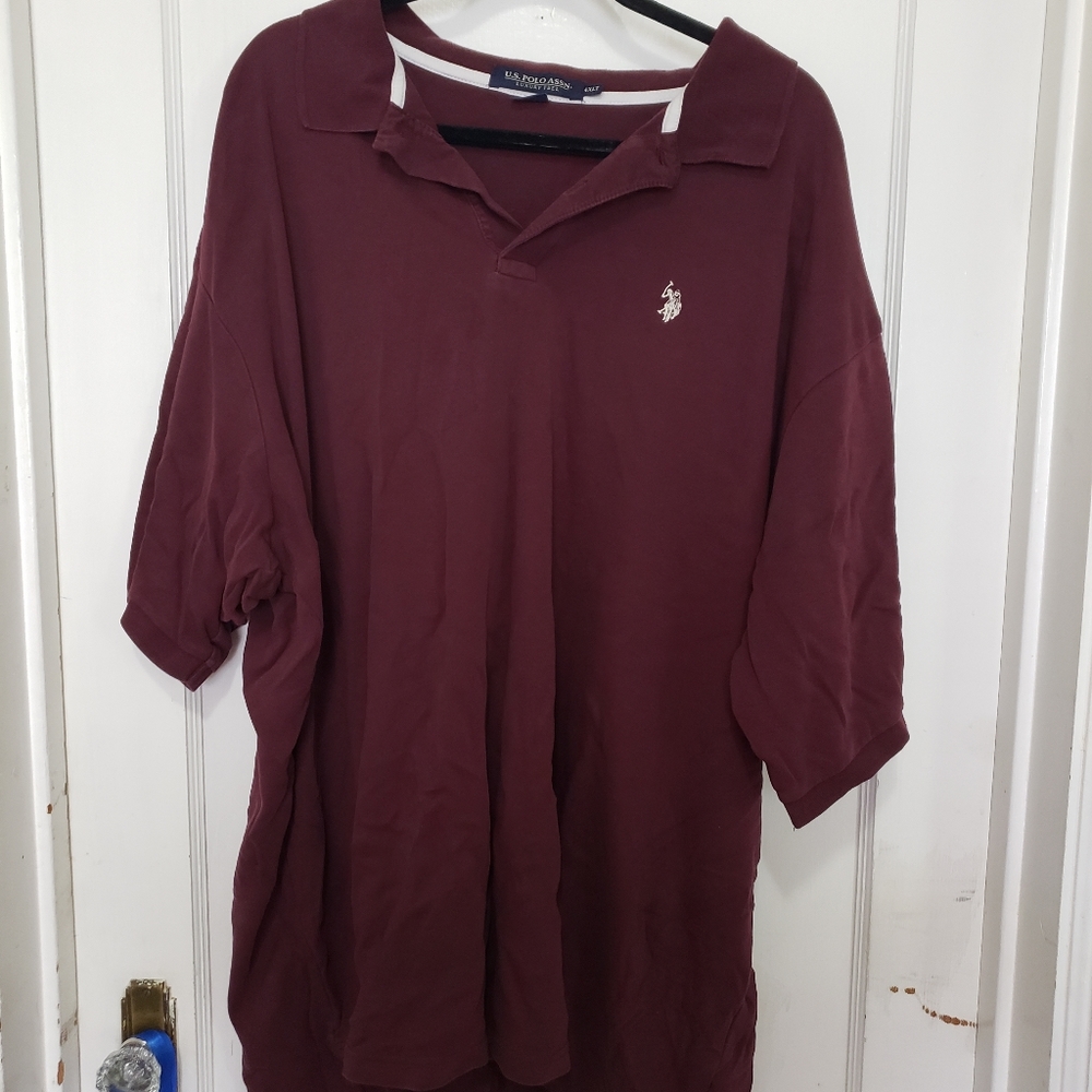 Men's Burgundy Polo
